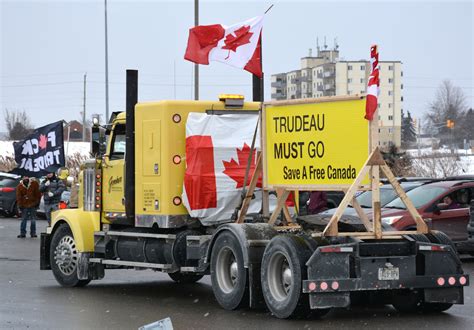 trudeau and truck convoy